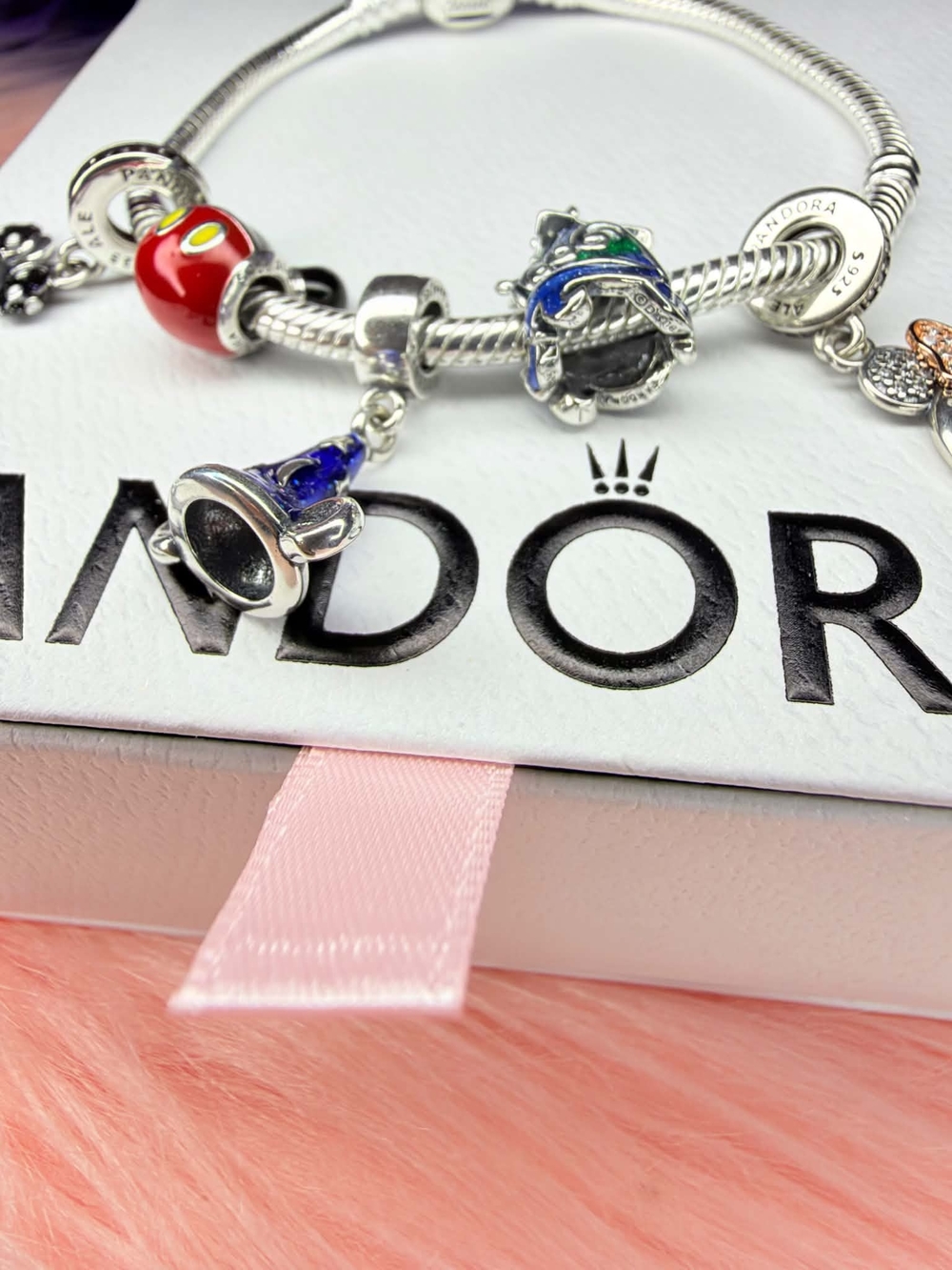 Pandora Silver Disney Mickey Charm Bracelet - Silver - Picture 7 of 13